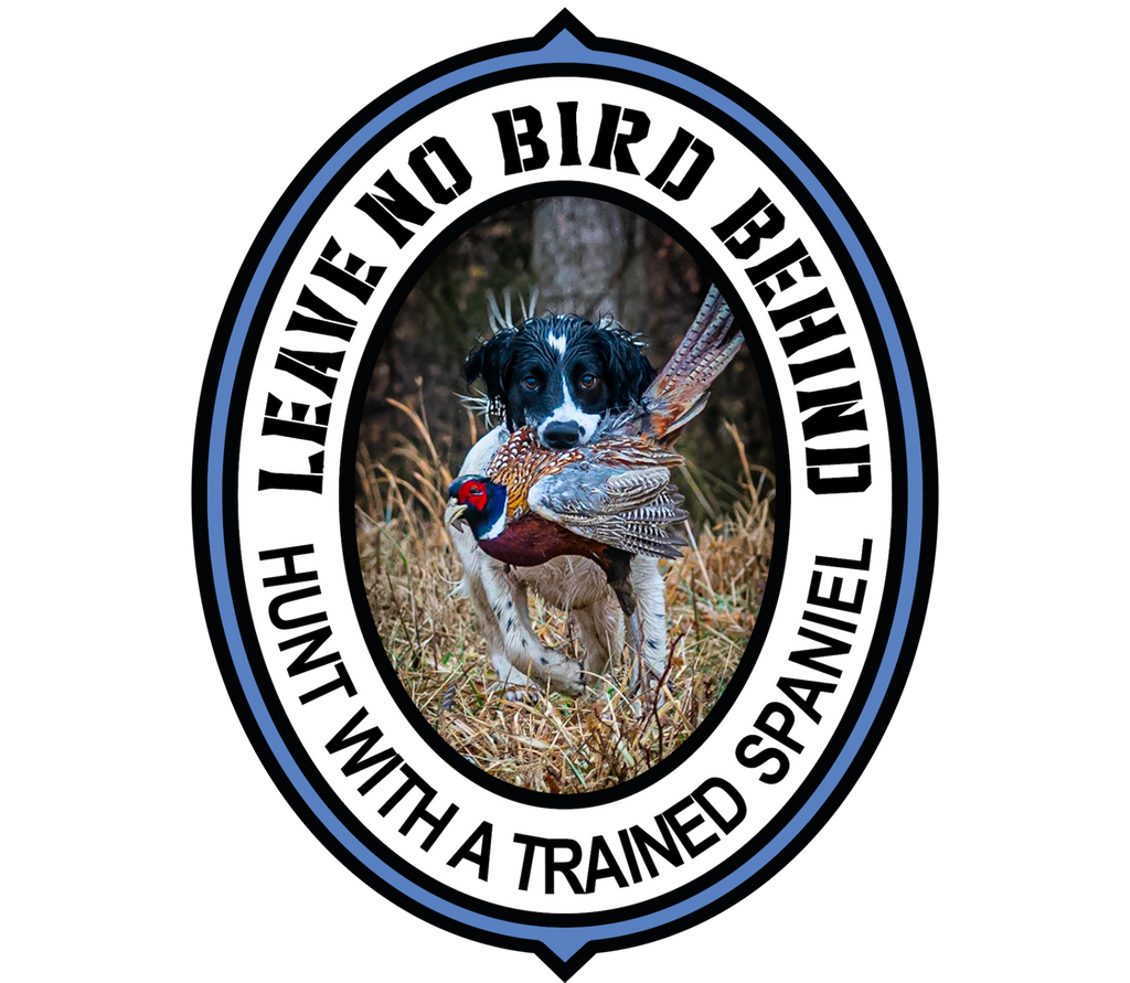 Springer Spaniel (Black) Decal in Color (Upland Series)