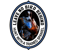 This flushing dog can be a perfect hunting partner and this upland game hunting sticker can make your gear stand out. The Springer Spaniel is known for its unique hunting style. They are trained to flush, chasing birds into flight, which gives their masters a chance to shoot. The hunting dog decal of the Springer Spaniel showcases its desire to hunt with full potential.