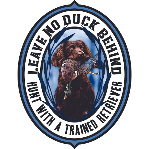 When it comes to duck hunting, Boykins make great hunting partners who can serve as a waterfowl retriever. Their small frames allow them to retrieve birds that are in hard-to-get-to places. Our hunting decals are waterproof and 100% vinyl, making them durable and long-lasting.